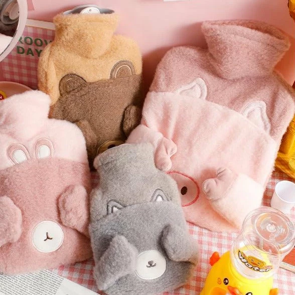 Accessories Cups & Bottles Shy Animals Portable Plush Hot Water Bottle 16 Accessories Cups & Bottles Shy Animals Portable Plush Hot Water Bottle