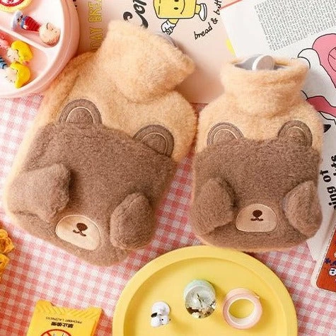 Accessories Cups & Bottles Shy Animals Portable Plush Hot Water Bottle 9 Accessories Cups & Bottles Shy Animals Portable Plush Hot Water Bottle