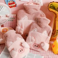 Accessories Cups & Bottles Shy Animals Portable Plush Hot Water Bottle 21 Accessories Cups & Bottles Shy Animals Portable Plush Hot Water Bottle