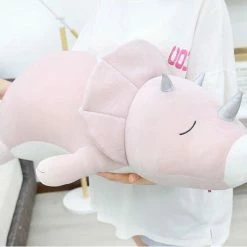 Soft Toy Sleepy Triceratops Dino Friends Plush & Toys