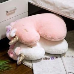 Home Decor All Plushies Sleepy Unicorn Pillow