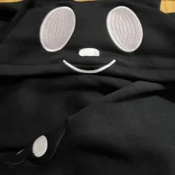 Apparel Smiling Teddy Bear With Paw Embroidery Zipper Hoodie 22 Apparel Smiling Teddy Bear With Paw Embroidery Zipper Hoodie