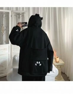 Apparel Smiling Teddy Bear With Paw Embroidery Zipper Hoodie 20 Apparel Smiling Teddy Bear With Paw Embroidery Zipper Hoodie