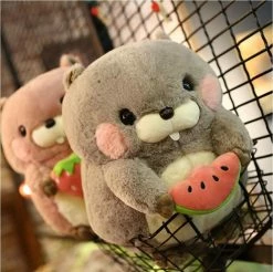 Soft Toy Snacking Beavers
