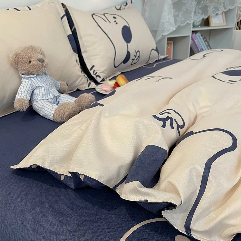 Home Decor Snoopy And Spot Print Dog Bedding Set Bedding Sets 32 Home Decor Snoopy And Spot Print Dog Bedding Set Bedding Sets