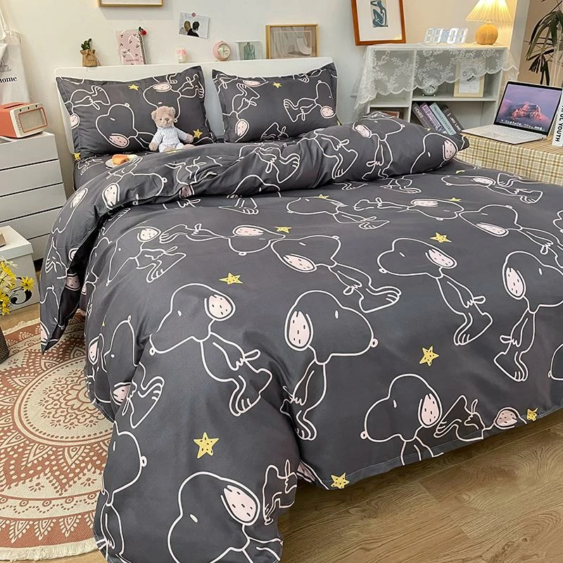 Home Decor Snoopy And Spot Print Dog Bedding Set Bedding Sets 18 Home Decor Snoopy And Spot Print Dog Bedding Set Bedding Sets