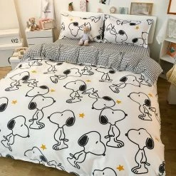 Home Decor Snoopy And Spot Print Dog Bedding Set Bedding Sets 36 Home Decor Snoopy And Spot Print Dog Bedding Set Bedding Sets