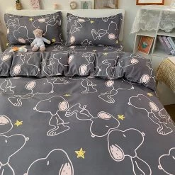 Home Decor Snoopy And Spot Print Dog Bedding Set Bedding Sets 48 Home Decor Snoopy And Spot Print Dog Bedding Set Bedding Sets