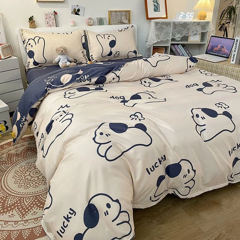 Home Decor Snoopy And Spot Print Dog Bedding Set Bedding Sets 26 Home Decor Snoopy And Spot Print Dog Bedding Set Bedding Sets