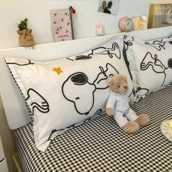 Home Decor Snoopy And Spot Print Dog Bedding Set Bedding Sets 41 Home Decor Snoopy And Spot Print Dog Bedding Set Bedding Sets