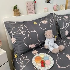 Home Decor Snoopy And Spot Print Dog Bedding Set Bedding Sets 50 Home Decor Snoopy And Spot Print Dog Bedding Set Bedding Sets