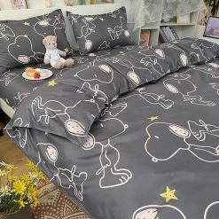 Home Decor Snoopy And Spot Print Dog Bedding Set Bedding Sets 51 Home Decor Snoopy And Spot Print Dog Bedding Set Bedding Sets