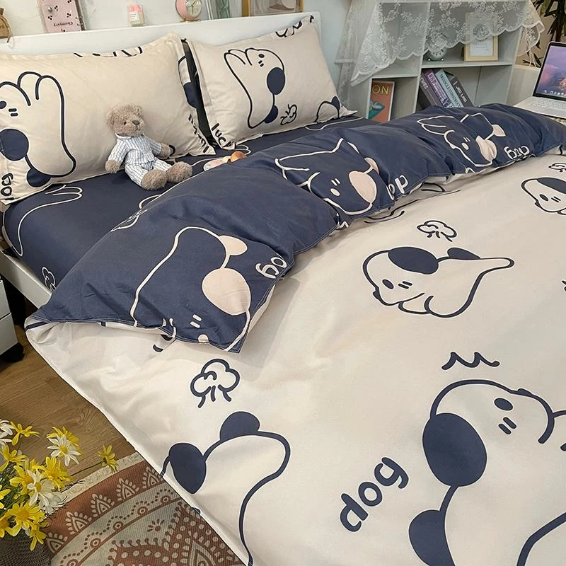 Home Decor Snoopy And Spot Print Dog Bedding Set Bedding Sets 27 Home Decor Snoopy And Spot Print Dog Bedding Set Bedding Sets