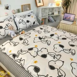 Home Decor Snoopy And Spot Print Dog Bedding Set Bedding Sets 43 Home Decor Snoopy And Spot Print Dog Bedding Set Bedding Sets