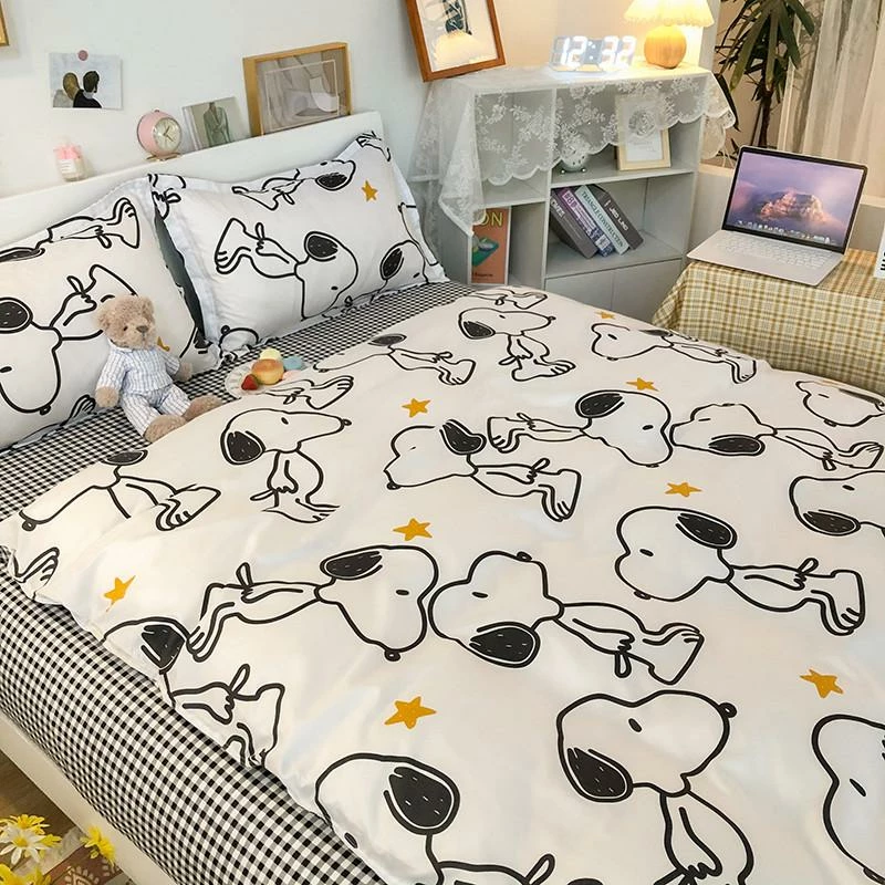 Home Decor Snoopy And Spot Print Dog Bedding Set Bedding Sets 14 Home Decor Snoopy And Spot Print Dog Bedding Set Bedding Sets