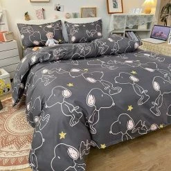 Home Decor Snoopy And Spot Print Dog Bedding Set Bedding Sets 33 Home Decor Snoopy And Spot Print Dog Bedding Set Bedding Sets