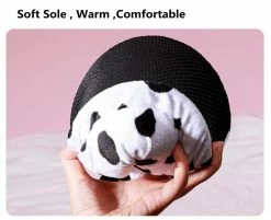 Apparel Soft Cow Plush Slippers