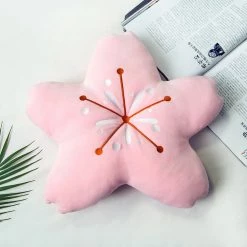 Home Decor Soft Japanese Sakura Flower Cushion Home & Pets