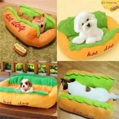 Home Decor Soft Kawaii Hot Dog Bedding For Dogs & Cats