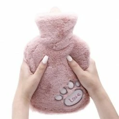 Accessories Soft Paw Portable Plush Hot Water Bottle