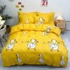 Home Decor Sora The Swan Yellow Bedding Set