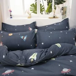 Home Decor Spaceship Adventures Bedding Set