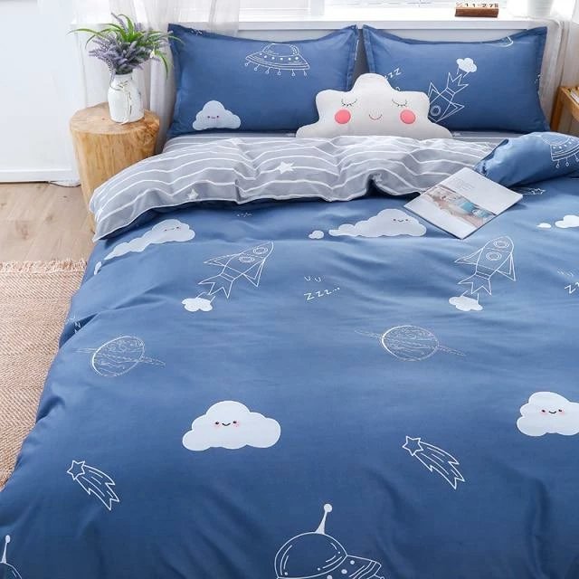 Home Decor Home & Pets Spaceship Adventures To The Moon Bedding Set 4 Home Decor Home & Pets Spaceship Adventures To The Moon Bedding Set