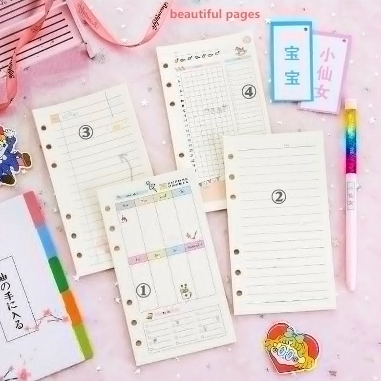 Accessories Notebook & Journals Sparkly Sakura Cherry Blossom Diary Set 6 Accessories Notebook & Journals Sparkly Sakura Cherry Blossom Diary Set