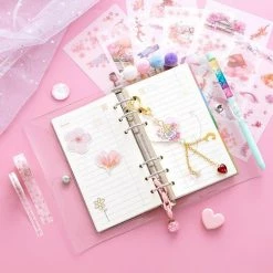 Accessories Notebook & Journals Sparkly Sakura Cherry Blossom Diary Set 17 Accessories Notebook & Journals Sparkly Sakura Cherry Blossom Diary Set