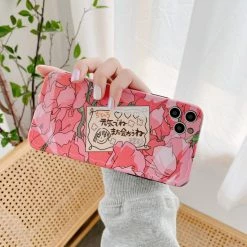 Accessories Spirited Away Goodbye Pink Rose Card IPhone Case