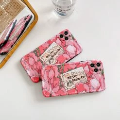 Accessories Spirited Away Goodbye Pink Rose Card IPhone Case