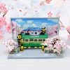 Build It Spring & Autumn Japanese Light Up Kamakura Train Building Set