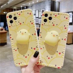 Accessories Squishy 3D Chick IPhone Case