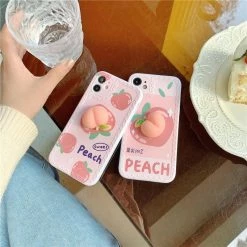 Accessories Squishy 3D Peach IPhone Case 17 Accessories Squishy 3D Peach IPhone Case
