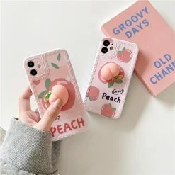Accessories Squishy 3D Peach IPhone Case 18 Accessories Squishy 3D Peach IPhone Case