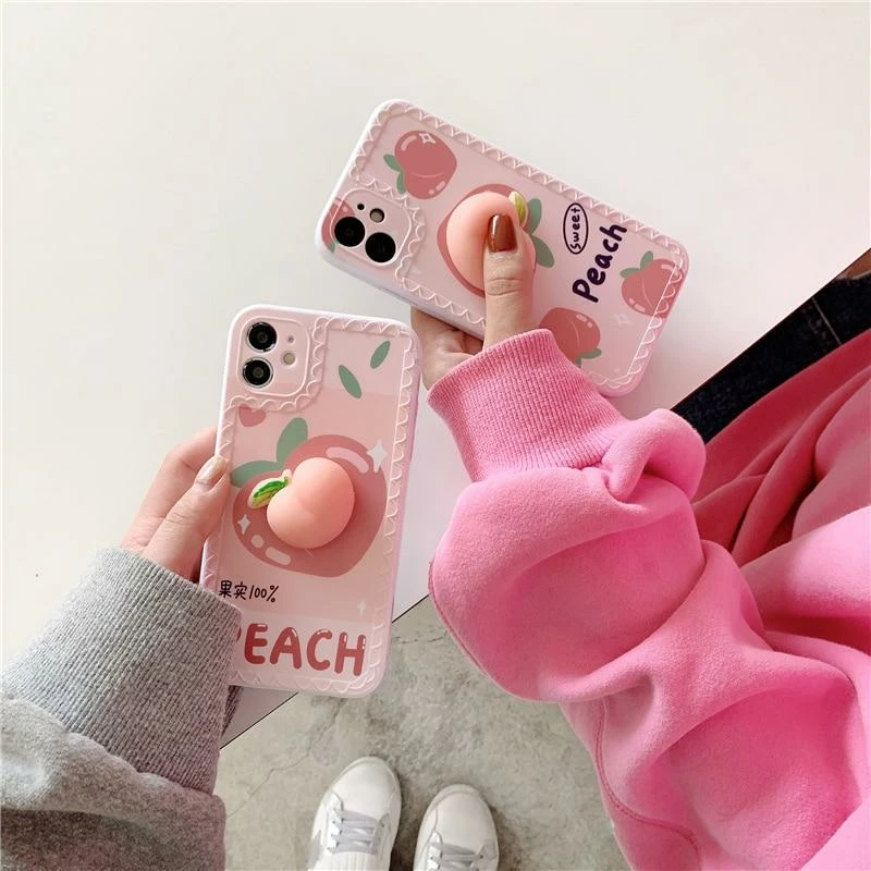Accessories Squishy 3D Peach IPhone Case 9 Accessories Squishy 3D Peach IPhone Case