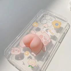 Accessories Squishy 3D Pig IPhone Case