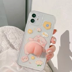 Accessories Squishy 3D Pig IPhone Case