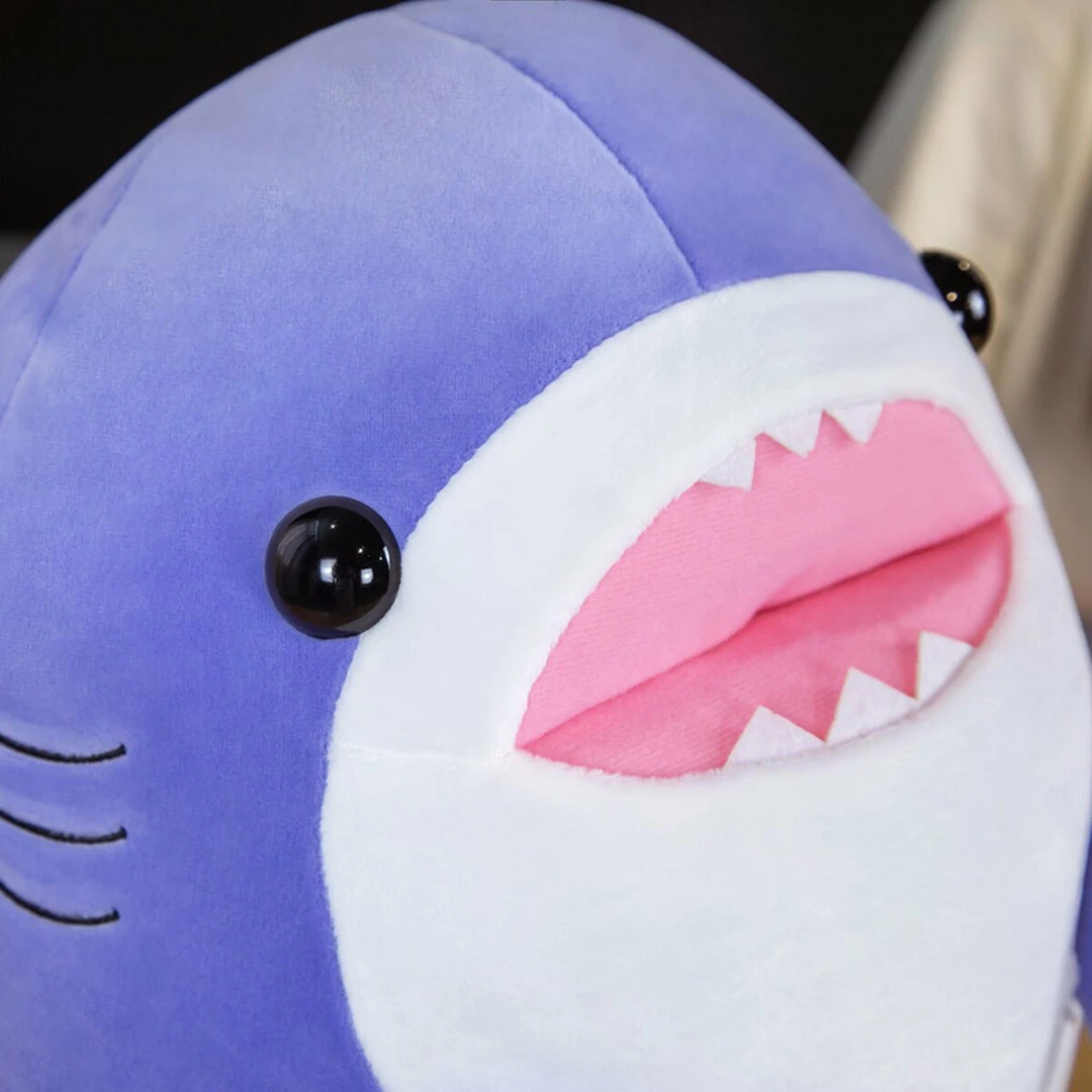 Soft Toy Plush & Toys Squishy Round Shark Plushies 5 Soft Toy Plush & Toys Squishy Round Shark Plushies