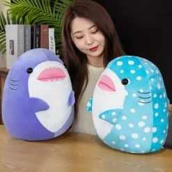Soft Toy Plush & Toys Squishy Round Shark Plushies