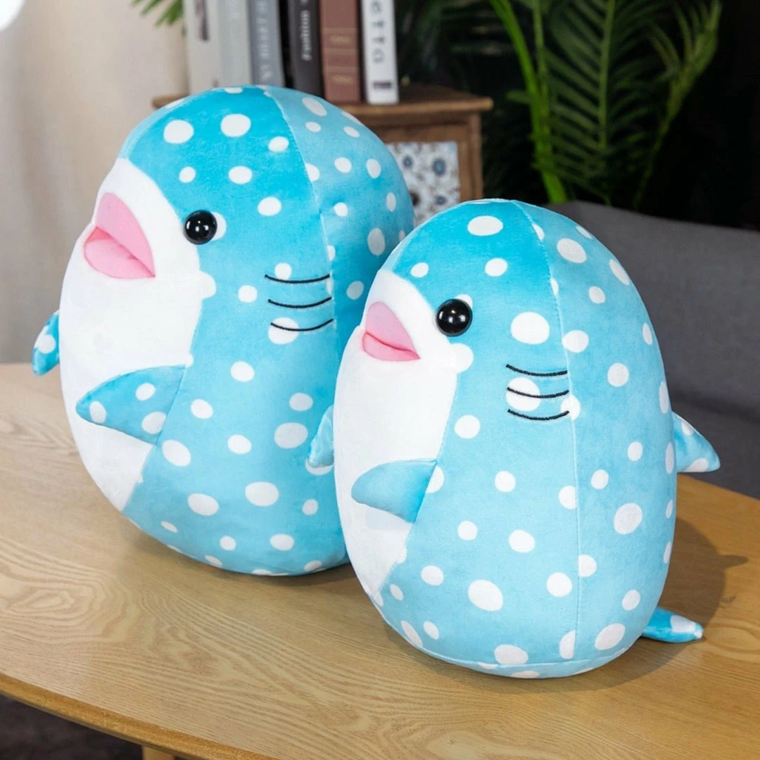 Soft Toy Plush & Toys Squishy Round Shark Plushies 11 Soft Toy Plush & Toys Squishy Round Shark Plushies