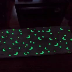 Home Decor Starry Night Glow-in-the-dark Faux Fur Rug Carpet