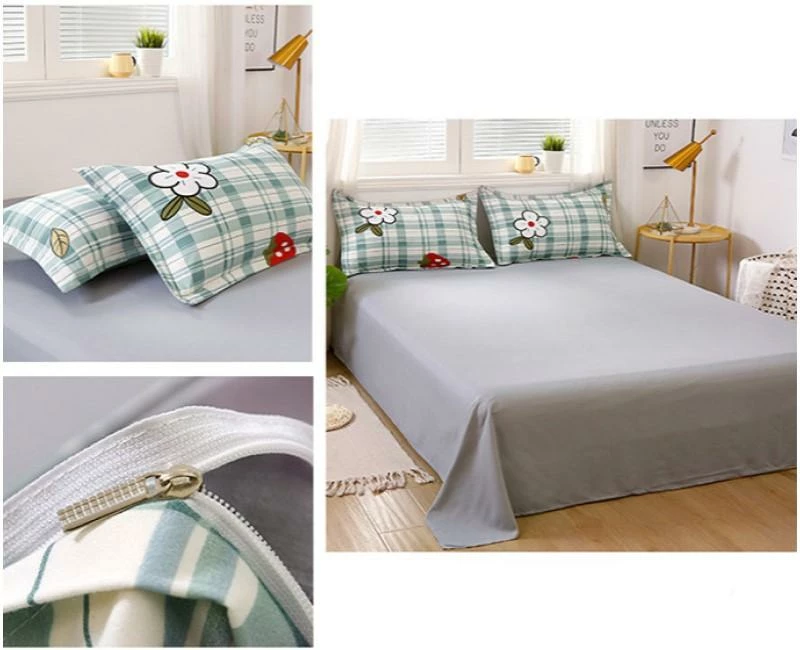 Home Decor Strawberry Mint Checkered Bedding Set Home & Pets 8 Home Decor Strawberry Mint Checkered Bedding Set Home & Pets