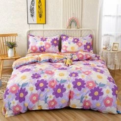 Home Decor Stunning Field Of Flowers Bedding Set