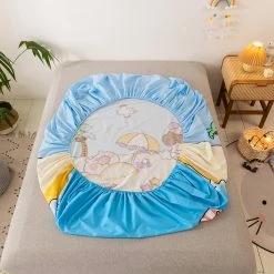 Home Decor Summer Seaside Theme Cotton Fitted Sheet 24 Home Decor Summer Seaside Theme Cotton Fitted Sheet