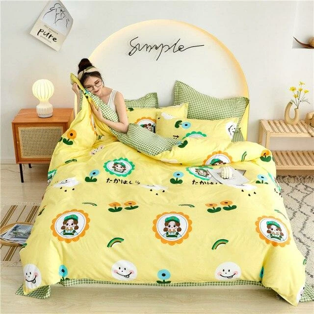 Home Decor Kawaii Floral Pattern Bedding Sets Home & Pets 3 Home Decor Kawaii Floral Pattern Bedding Sets Home & Pets