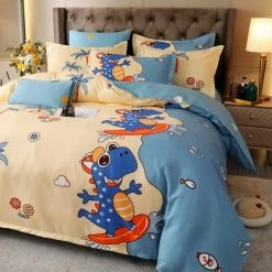 Home Decor Super-Charged Dino Surfing Supreme Polyester Bedding Set 21 Home Decor Super-Charged Dino Surfing Supreme Polyester Bedding Set