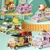 Build It Burgers Desserts Sushi Food Trucks Micro Building Set Collection | NEW