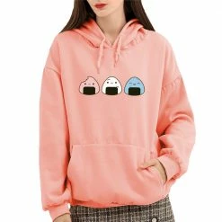 Apparel Sushi Onigiri Part-Cotton Hoodie