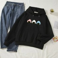 Apparel Sushi Onigiri Part-Cotton Hoodie